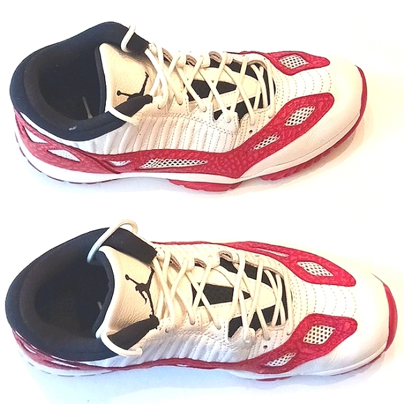 AIR Jordan Men's 11X1 Retro Low IE Gym Red/White Sneakers Size 10.5 - Picture 11 of 13